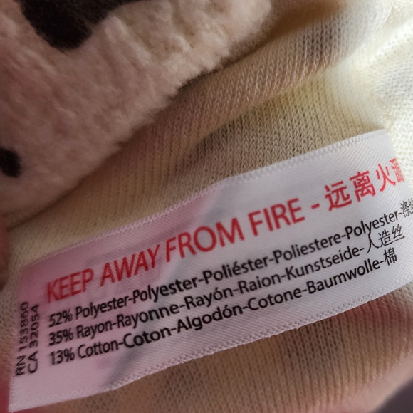 Free People Raincheck Shorts Cream Banana Split Leopard Fleece Knit Pajama Short - Picture 6 of 10